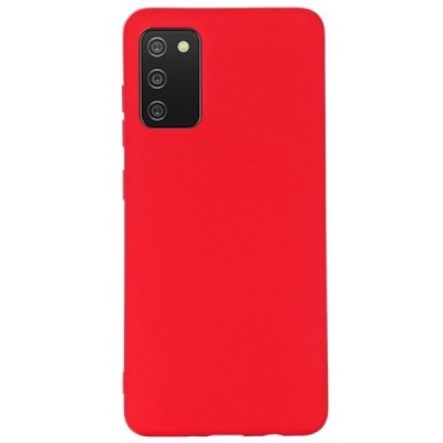 Samsung Galaxy M02s „Shell“ cieta silikona (TPU) sarkans apvalks | vacins.lv