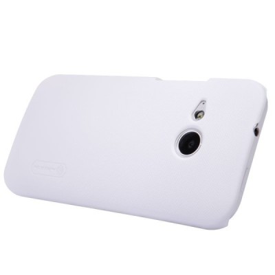 Nillkin Frosted Shield HTC One Mini 2 (HTC One M8 mini) plastikinis baltas dėklas - nugarėlė su ekrano plėvele / Priedai.lt