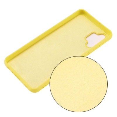 Samsung Galaxy A32 5G Shell kieto silikono TPU geltonas dėklas - nugarėlė | Priedai.lt