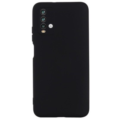 Xiaomi Redmi 9T 5G „Shell“ cieta silikona (TPU) melns apvalks | vacins.lv