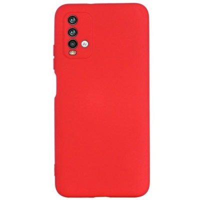 Xiaomi Redmi 9T 5G „Shell“ cieta silikona (TPU) sarkans apvalks | vacins.lv