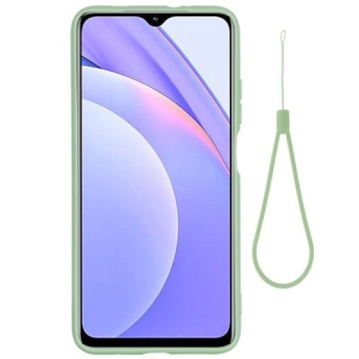 Xiaomi Redmi 9T 5G „Shell“ cieta silikona (TPU) zaļš apvalks | Vacins.lv
