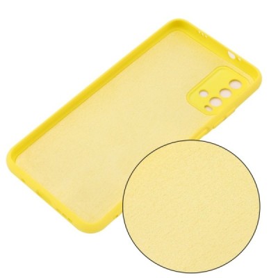 Xiaomi Redmi 9T 5G „Shell“ cieta silikona (TPU) dzeltens apvalks | vacins.lv