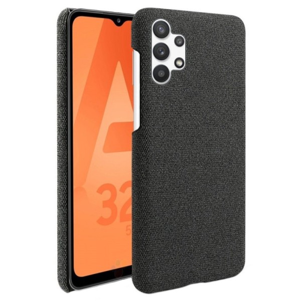 „Bi-Color“ Splicing ādas apvalks - melns (Galaxy A32 5G)