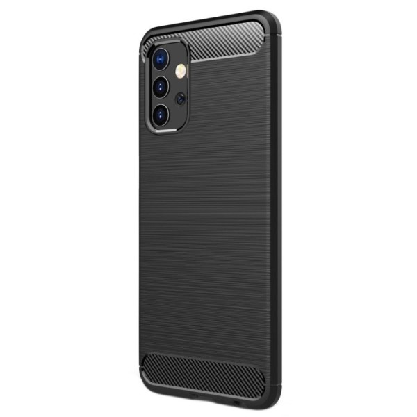 „Carbon“ kieto silikono (TPU) dėklas - juodas (Galaxy A32 5G)