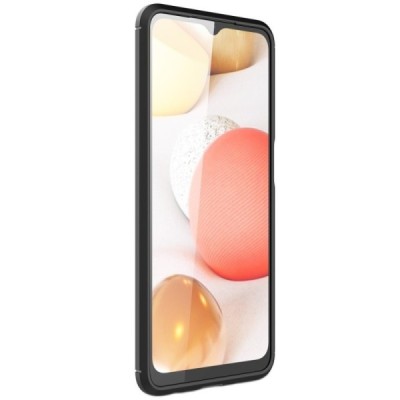 Samsung Galaxy A32 5G Carbon kieto silikono TPU juodas dėklas - nugarėlė | Priedai.lt