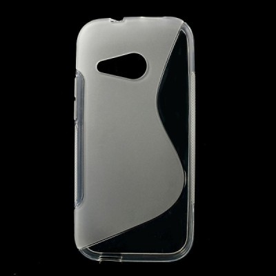 HTC One Mini 2 skaidrus kieto silikono TPU dėklas - nugarėlė / Priedai.lt