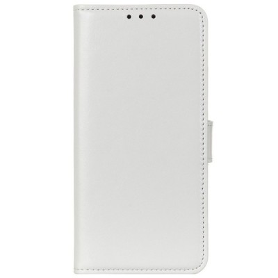 Samsung Galaxy A02s (A025) atverčiamas baltas odinis dėklas - piniginė | Priedai.lt
