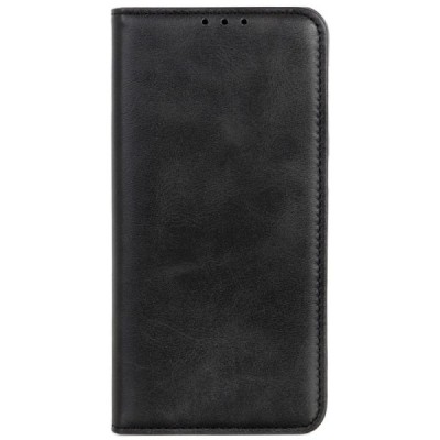 Samsung Galaxy A02s (A025) „Split“ juodas odinis atverčiamas dėklas - knygutė | Priedai.lt