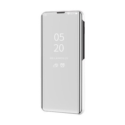 Samsung Galaxy A32 5G plastikinis atverčiamas sidabrinis dėklas | Priedai.lt