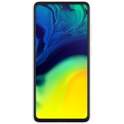 Samsung Galaxy A52 5G (A526B) „Nillkin“ Frosted Shield baltas plastikinis dėklas, nugarėlė | Priedai.lt