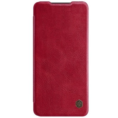 Greznais „Nillkin“ Qin sērijas ādas atvērams sarkans Samsung Galaxy A72 5G (A726B) | Vacins.lv