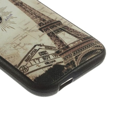 HTC One Mini 2 (HTC One M8 mini) spalvotas kieto silikono TPU dėklas (nugarėlė) - Eifelis / Priedai.lt