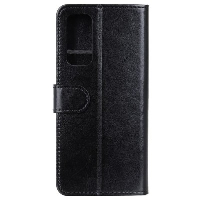 Samsung Galaxy A72 5G (A726B, A725F) atvēramais ādas melns maciņš (maks) | Vacins.lv