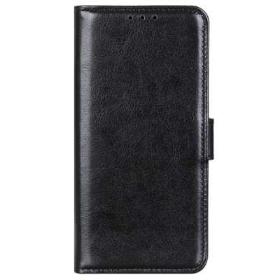 Samsung Galaxy A52 5G (A526B, A525F) atverčiamas juodas odinis dėklas - piniginė | Priedai.lt