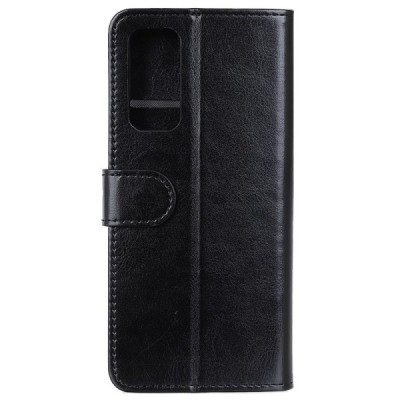 Samsung Galaxy A52 5G (A526B, A525F) atverčiamas juodas odinis dėklas - piniginė | Priedai.lt