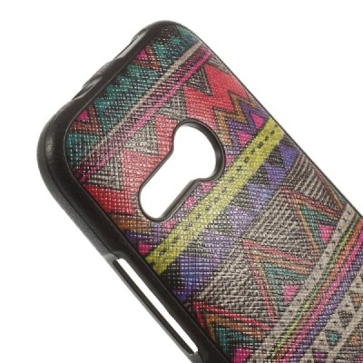 HTC One Mini 2 spalvotas kieto silikono TPU dėklas (nugarėlė) - Raštai / Priedai.lt