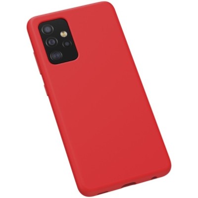 Samsung Galaxy A52 5G (A526B) "Nillkin" Flex Liquid Silicone raudonas dėklas - nugarėlė | Priedai.lt
