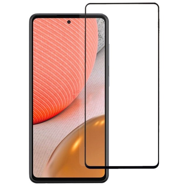 „Rurihai“ Tempered Glass ekrāna aizsargstikls 0.26 mm - melns (Galaxy A72)