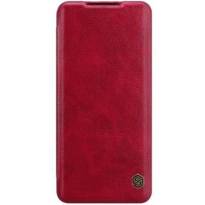 Xiaomi Mi 11 greznais Nillkin Qin sērijas ādas atvērams sarkans maciņš, maks | Vacins.lv