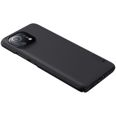 Xiaomi Mi 11 Nillkin Frosted Shield juodas plastikinis dėklas | Priedai.lt