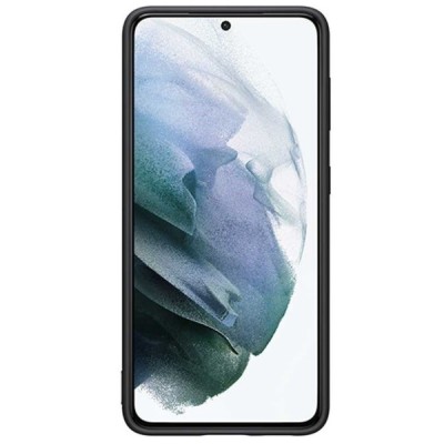 Samsung Galaxy S21 (G991B) „Samsung“ Silicone Cover cieta silikona TPU melns apvalks | vacins.lv