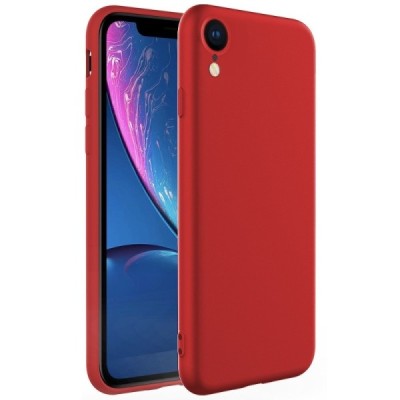 Apple iPhone Xr „X-Level“ Original LSR sarkans cieta silikona apvalks | vacins.lv
