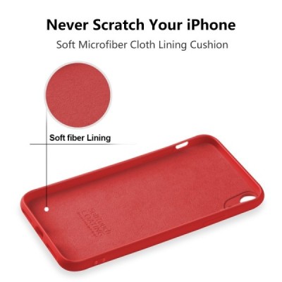 „X-Level“ Original LSR Apple iPhone Xr raudonas kieto silikono dėklas | Priedai.lt