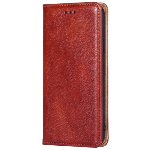 Solidus atverčiamas dėklas - rudas (Galaxy A72)