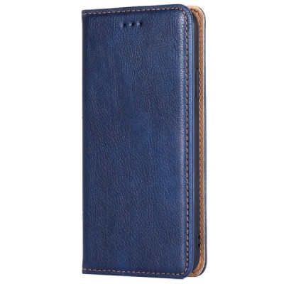 Samsung Galaxy A72 (A726B, A725F) Solīds zils ādas atvērams maciņš | Vacins.lv