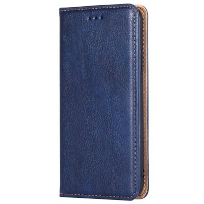 Samsung Galaxy A52 5G (A526B, A525F) Solīds zils ādas atvērams maciņš | Vacins.lv