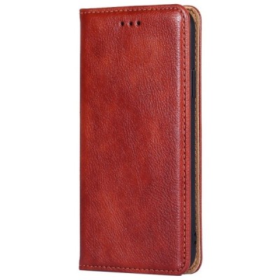 Solidus Samsung Galaxy A52 5G (A526B, A525F) rudas odinis atverčiamas dėklas | Priedai.lt