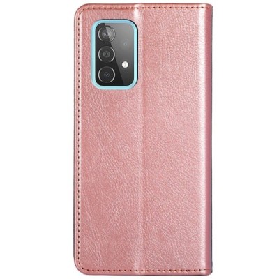 Samsung Galaxy A52 5G (A526B, A525F) Solīds rozs ādas atvērams maciņš | Vacins.lv