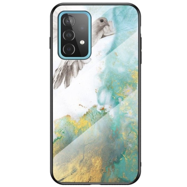 „Marble“ cieta silikona (TPU) apvalks - zaļš (Galaxy A52 / A52s)