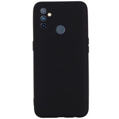 OnePlus Nord N100 „Shell“ cieta silikona (TPU) melns apvalks | vacins.lv