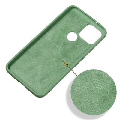 Google Pixel 5 „Shell“ cieta silikona (TPU) zaļš apvalks | Vacins.lv