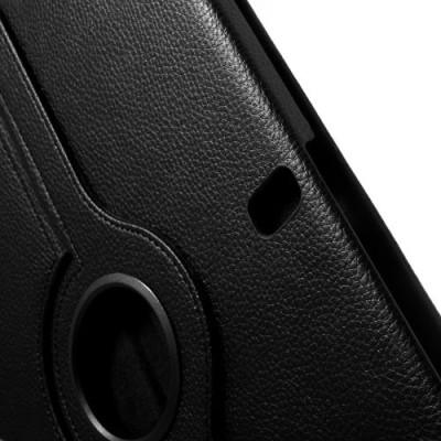 Samsung Galaxy Note Pro 12.2 P905 atverčiamas juodas odinis dėklas, sukiojamas 360° / Priedai.lt