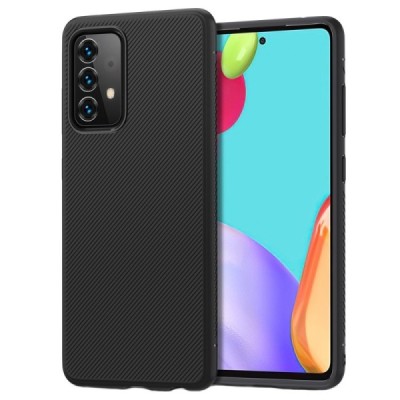 Samsung Galaxy A52 5G (A526B, A525F) kieto silikono TPU juodas dėklas - nugarėlė | Priedai.lt