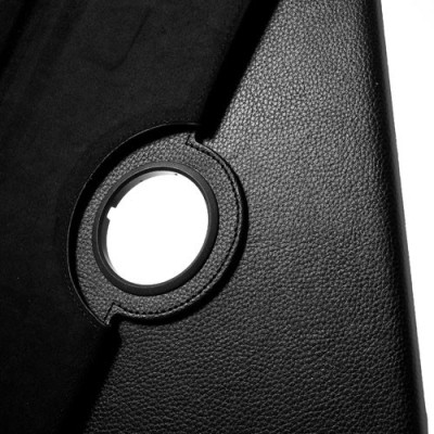 Samsung Galaxy Note Pro 12.2 P905 atverčiamas juodas odinis dėklas, sukiojamas 360° / Priedai.lt