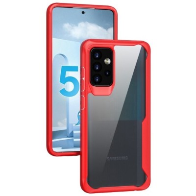 Samsung Galaxy A52 5G (A526B, A525F) „Fashion“ dzidrs apmales sarkanā krāsā apvalks | Vacins.lv