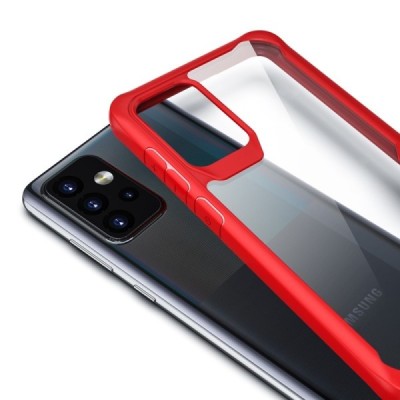 Samsung Galaxy A52 5G (A526B, A525F) „Fashion“ dzidrs apmales sarkanā krāsā apvalks | Vacins.lv