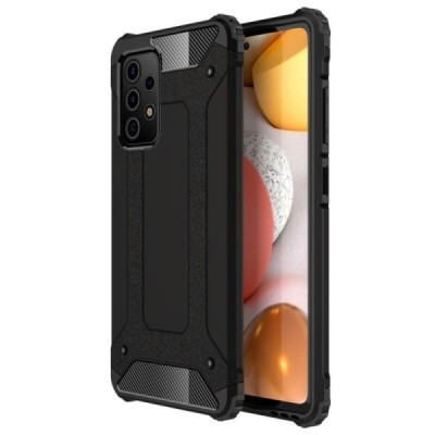 Pastiprinātas aizsardzības melns Samsung Galaxy A72 (A726B, A725F) apvalks | Vacins.lv