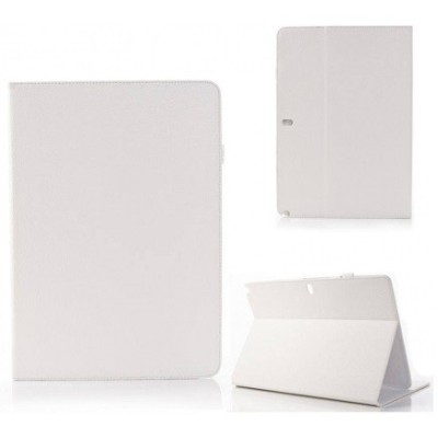 Samsung Galaxy Note Pro 12.2 P905 atvēramais balts stāvu ādas futrālis / Vacins.lv