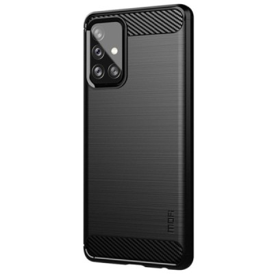 Samsung Galaxy A72 (A726B) „Mofi“ kieto silikono TPU juodas dėklas - nugarėlė | Priedai.lt