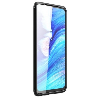 Xiaomi Redmi Note 10S (Note 10 4G, Poco M5s) „Carbon“ cieta silikona (TPU) melns apvalks | vacins.lv