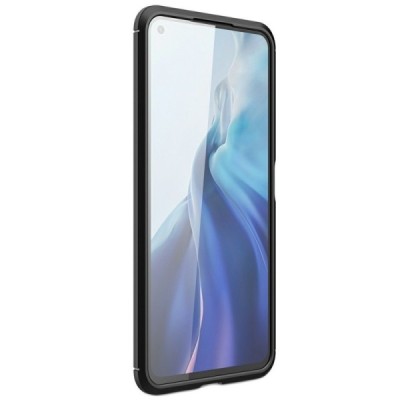 Xiaomi Mi 11 Lite „Carbon“ cieta silikona (TPU) melns apvalks | vacins.lv