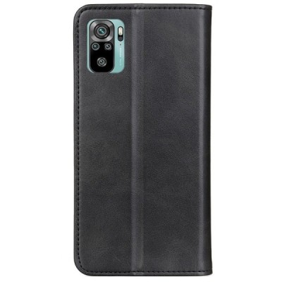 Xiaomi Redmi Note 10S (Note 10 4G, Poco M5s) „Split“ sērijas melns atvērams maciņš, maks | Vacins.lv