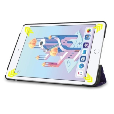 Apple iPad mini 4 (iPad mini 2019) atvēramais „Cosmo“ krāsains maciņš | Vacins.lv