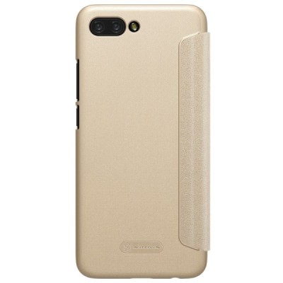 Huawei Honor 10 „Nillkin“ Sparkle atvēramais zelta maciņš | Vacins.lv