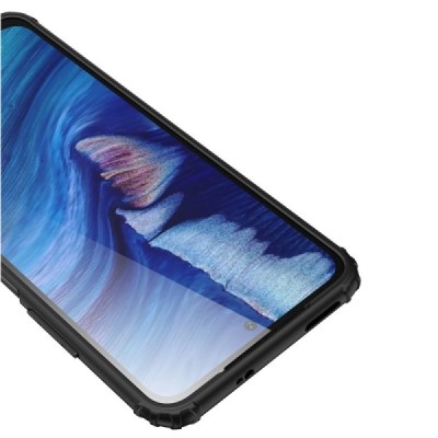 Xiaomi Redmi Note 10S (Note 10 4G, Poco M5s) „Armor“ matēts apmales melnā krāsā apvalks | Vacins.lv